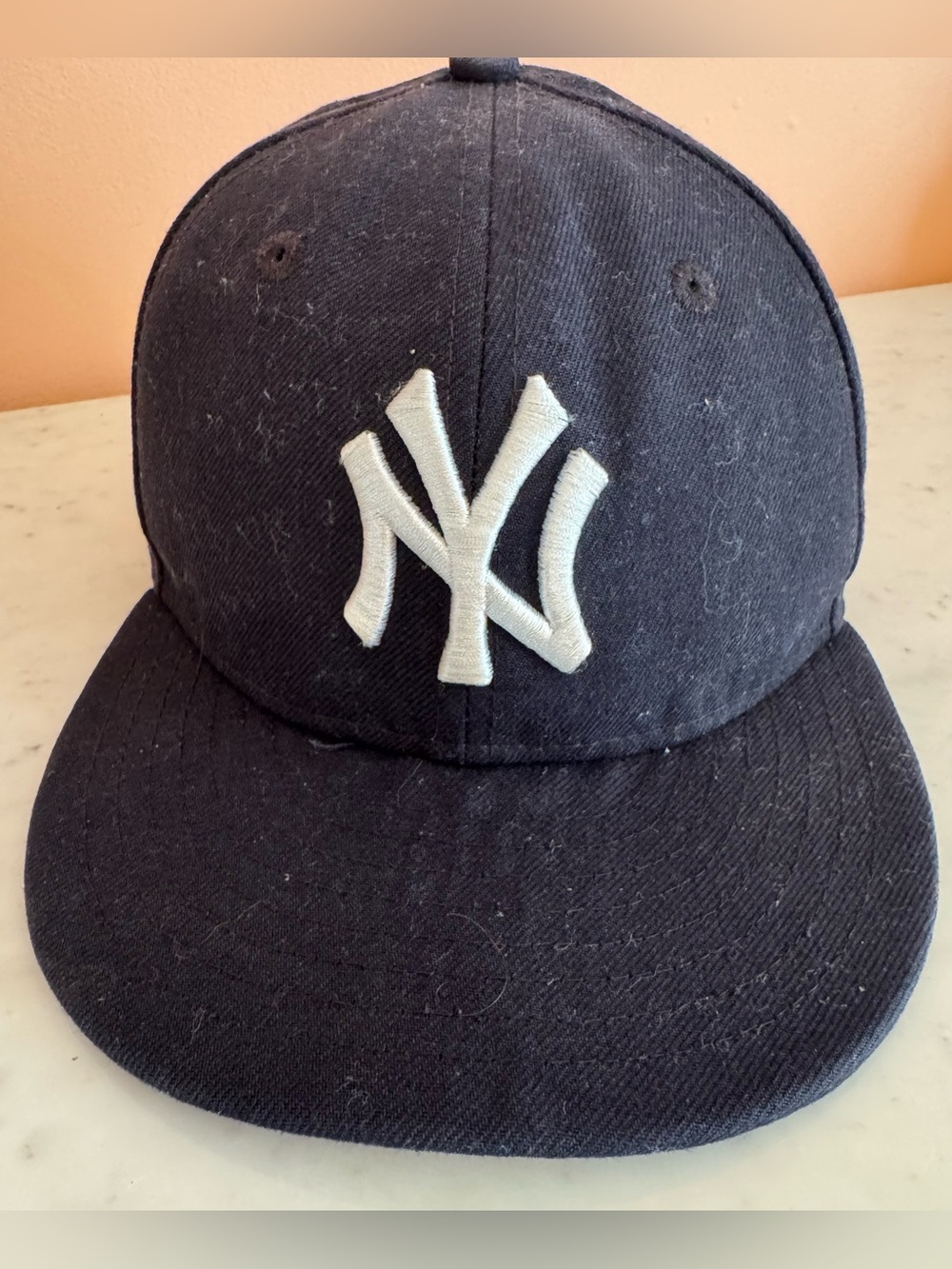 New York Yankees Black Snapback Cap with White NY Logo, Authentic MLB Gear